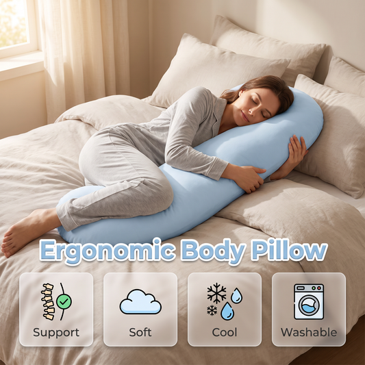 Pea Pod Body Pillow for Adults