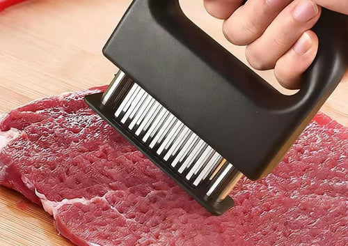 Professional Spring-Loaded Meat Tenderizer