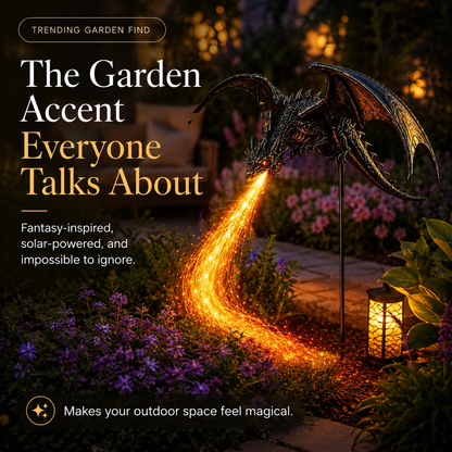🏅Best Selling🐉Solar Dragon Fire Garden Light