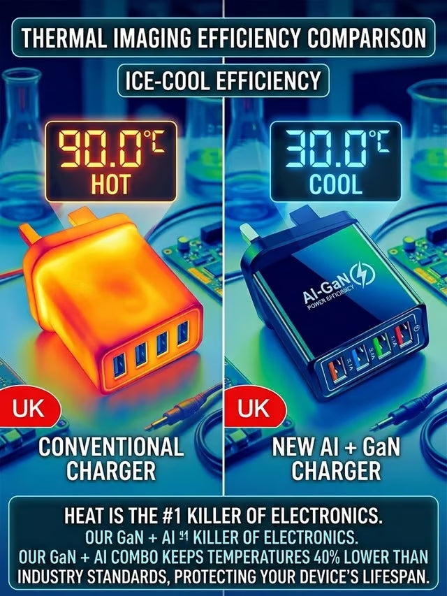 Four-Port Travel Charger