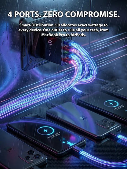 Four-Port Travel Charger