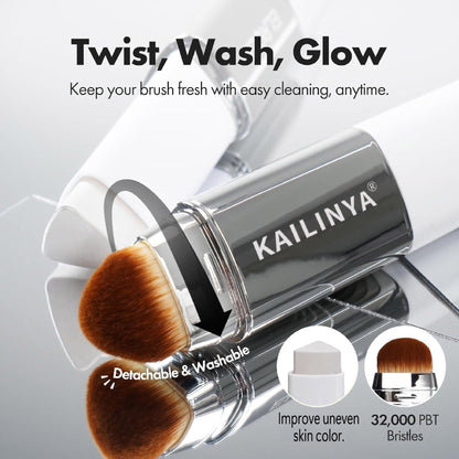 KAILINYA® Color‑Changing Foundation Stick with Brush