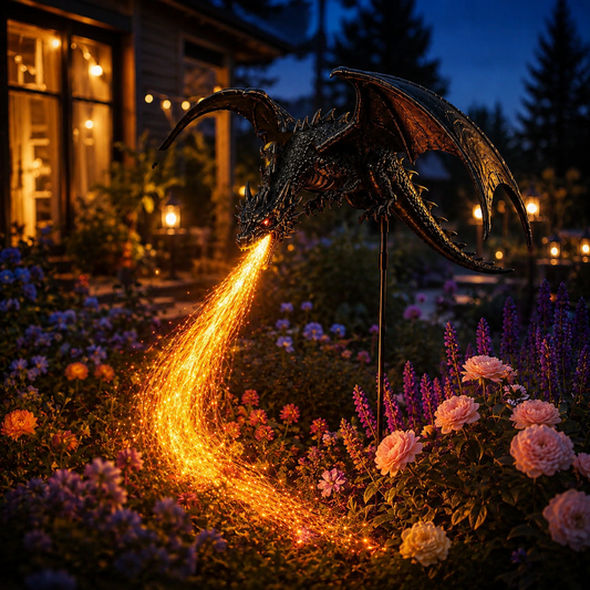 🏅Best Selling🐉Solar Dragon Fire Garden Light
