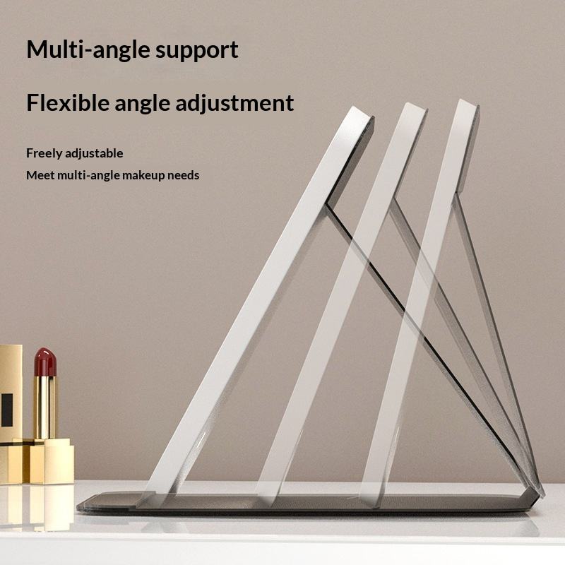 Folding LED Makeup Mirror