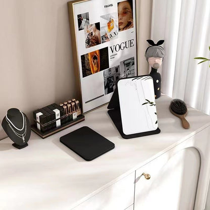 Folding LED Makeup Mirror