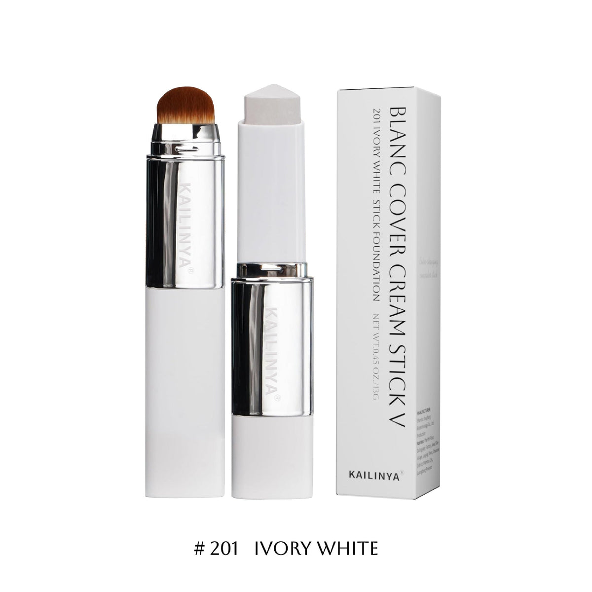 KAILINYA® Color‑Changing Foundation Stick with Brush