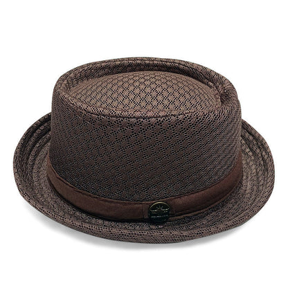 Unisex Breathable Mesh Pork Pie Hat