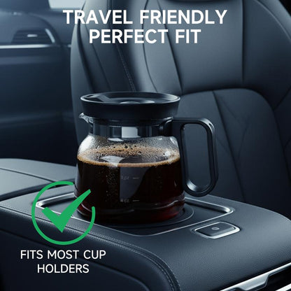 ☕ 16 Oz Glass Coffee Mug – Coffee Pot Style