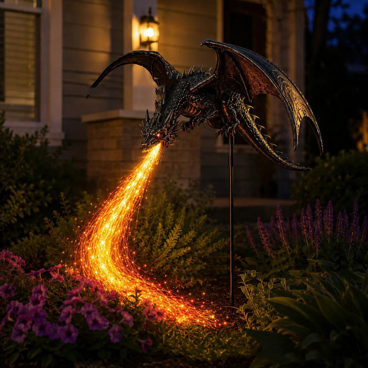 🏅Best Selling🐉Solar Dragon Fire Garden Light