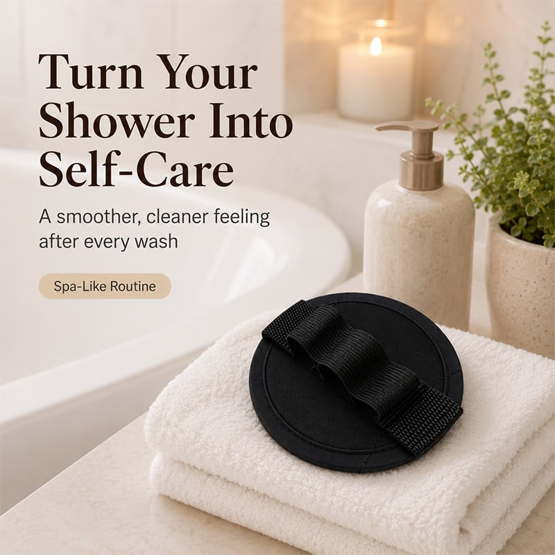 ✨Soft Rubber Exfoliating Shower Glove