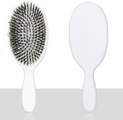 🔥 🏆 #1 Bestselling🏆Viral World-Famous 5x Sold Out Paddle Brush - Smoother, Stronger, Shinier Hair - Boar Bristle Brush with Nylon Bristles and Microsphere Massaging Tips