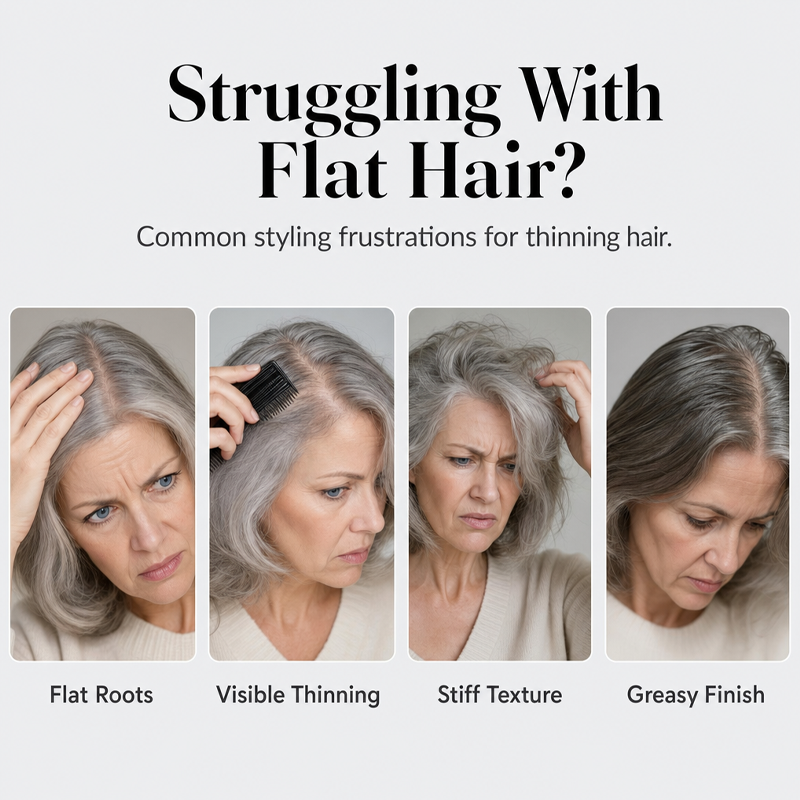 🔥 90ml Volumizing Spray – long-lasting volume with a peach scent